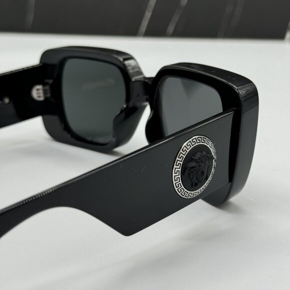 NEW VE4473U GB1/87 BLACK SQUARE WOMEN SUNGLASSES VERSACE MOD 4473-U  GB1/87 main image 9